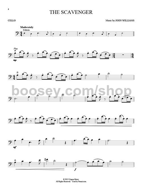 williams john star wars episode vii the force awakens for cello