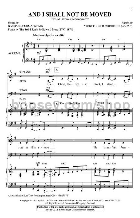 furman barbara tucker courtney vicki and i shall not be moved i shall not be moved sheet music