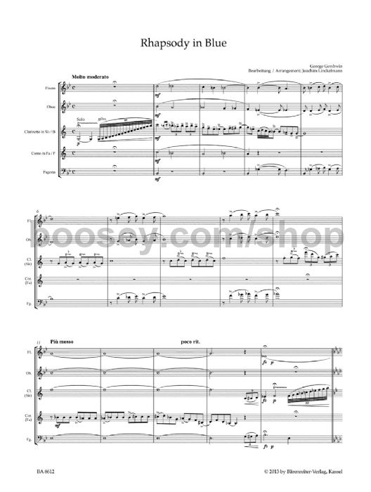 Woodwind quartet sheet music free