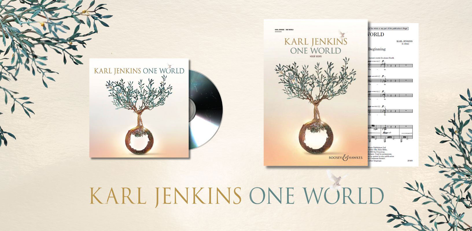 Karl Jenkins’ neues Werk _One World_ auf CD und als Notenausgabe