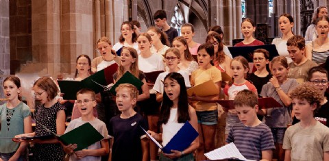 Foto: Kinder- und Jugendchor der Evangelischen Singschule Heilbronn (© Ev. Singschule Heilbronn)