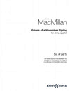 Visions of a November Spring - String Quartet (Set of Parts)