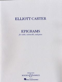 Epigrams (Violin, Cello & Piano)