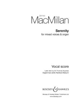 Serenity (SATB & Organ)