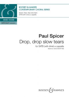 Drop, drop slow tears (SATB)