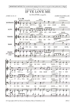 If ye love me (SATB a cappella)