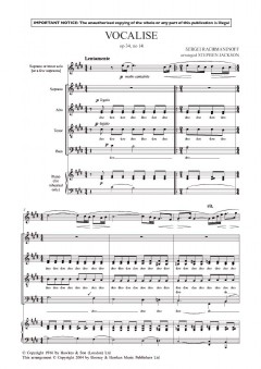 Vocalise (SATB a cappella with divisi and optional solo)