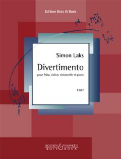 Divertimento (Flute, Violin, Cello & Piano) (Score & Parts)