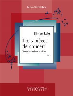 Trois pièces de concert (Violin & Piano)