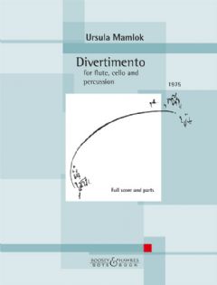 Divertimento (Flute, Cello & Percussion) (Score & Parts)