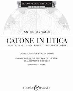 Catone in Utica - Aria Variations (Voice & Piano)