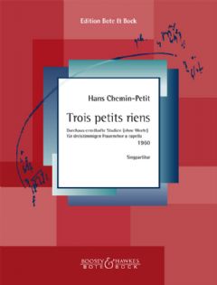 Trois petits riens (Female Choir Score)