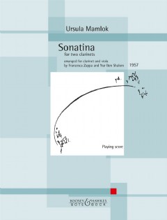 Sonatina for two clarinets - arr. Clarinet & Viola (Playing Score)