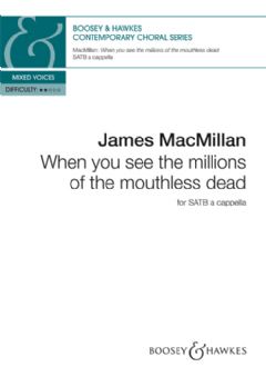 When You See the Millions of the Mouthless Dead (SATB a cappella)