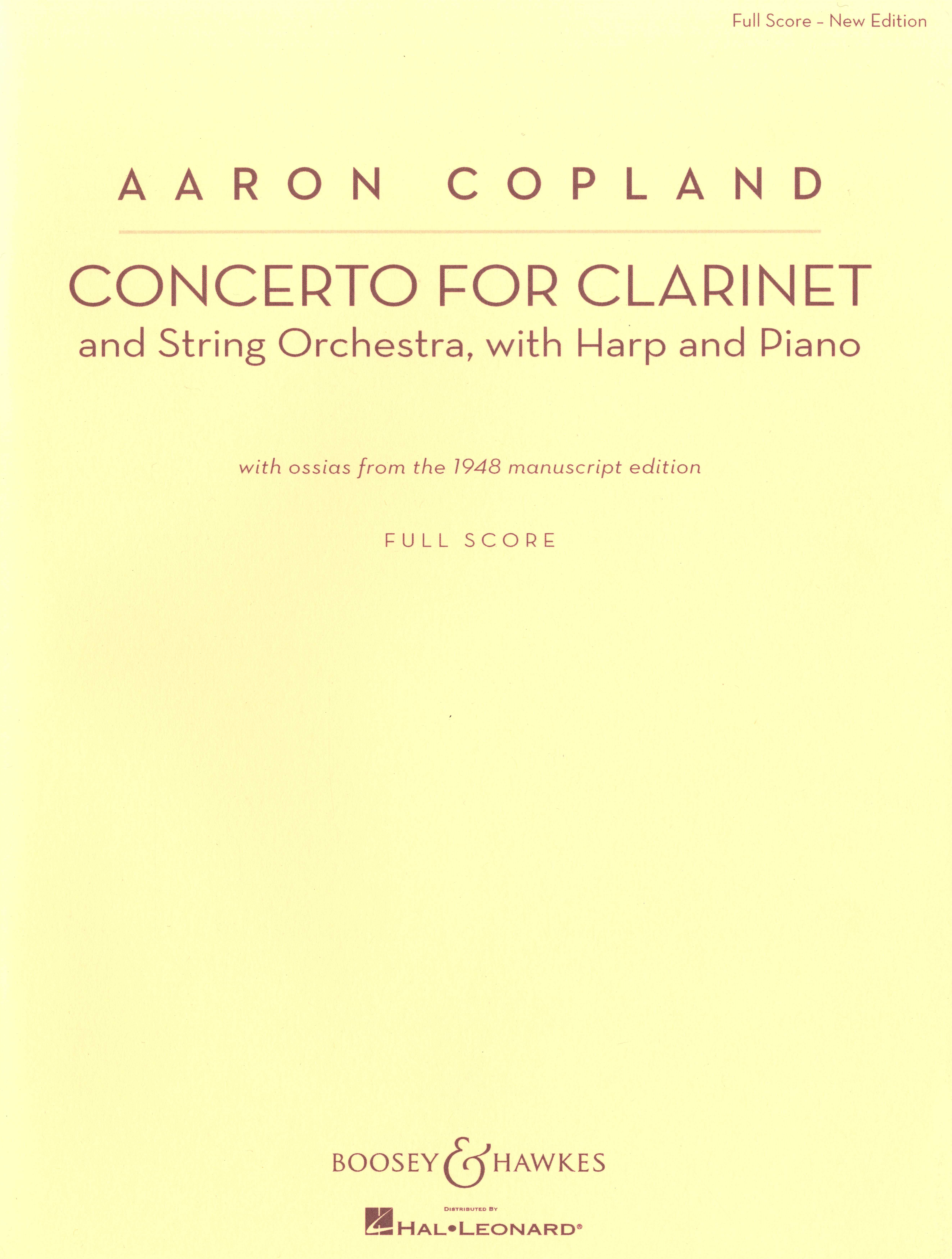 その他 Clarinet concerto : Copland/ Lutoslawski/ Nielsen [CD] Aaron Copland - Concerto for Clarinet - New Edition