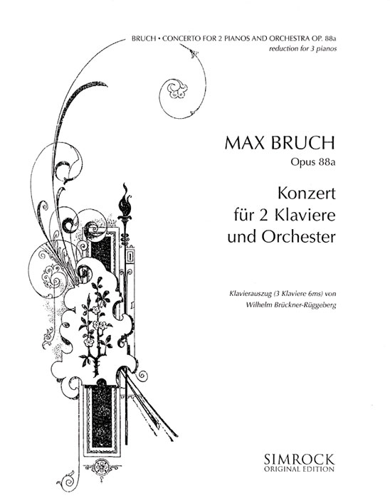 アート・デザイン・音楽 MAX BRUCH/ KONZERT Op.88a SIMROCK アート・デザイン・音楽 MAX BRUCH/ KONZERT Op.88a SIMROCK Max Bruch