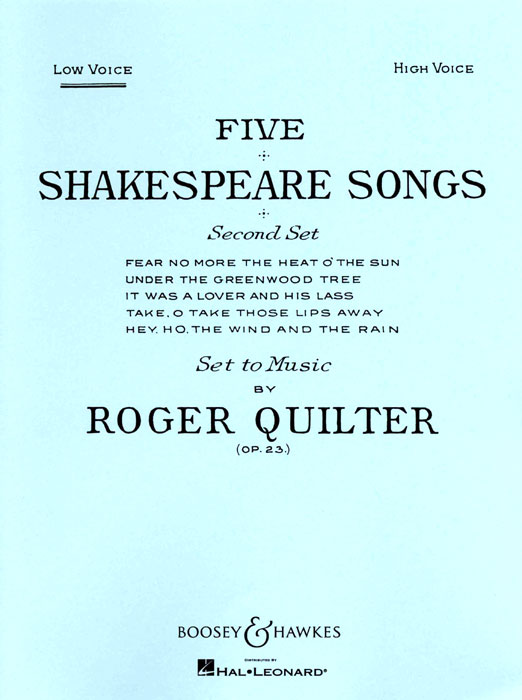 CD 【-非常に良い】SHAKESPEARE SONGS