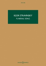 Stravinsky: Funeral Song