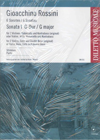 Rossini S Sonatas For Four Strings