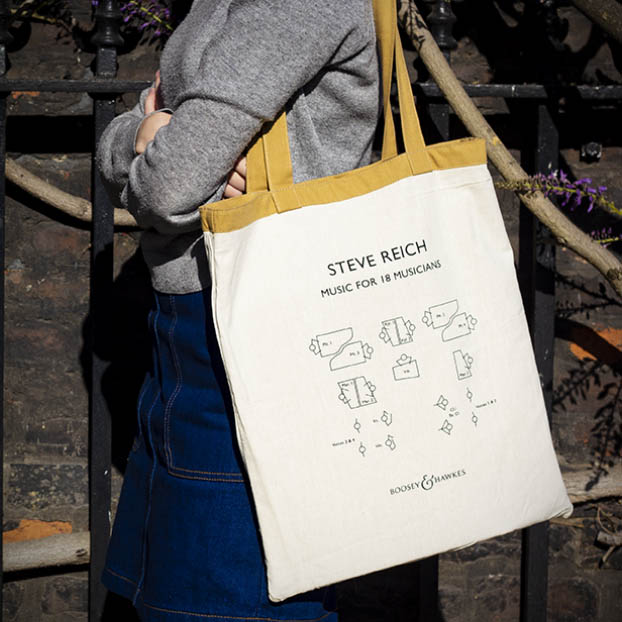 Music for 18 Musicians (HPS 1239) Reversible Tote Bag