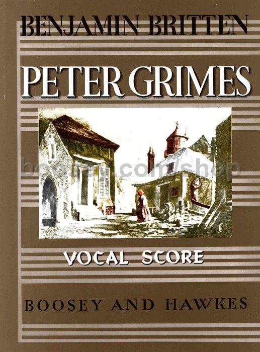 宅送] Britten Peter Grimes Vocal Score ボーカルスコア 楽譜/スコア