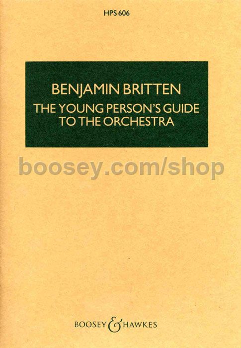 britten young person guide to the orchestra score pdf download