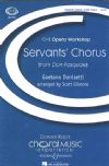 Donizetti, Gaetano: Servants' Chorus from Don Pasquale SA & piano