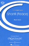 Sirett, Mark: Shanti (peace) (SSA & Percussion)
