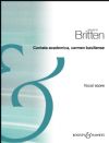 Britten, Benjamin: Cantata Academica for SATB & piano