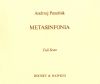 Panufnik, Andrzej: Metasinfonia (Symphony No.7) (Full Score)