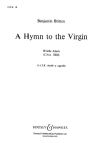 Britten, Benjamin: A Hymn to the Virgin SATB/SATB