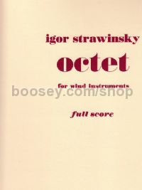 Octet (revised 1952) (Full score)