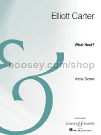 What Next? (Vocal Score)