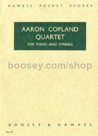 Quartet for Piano & Strings (Study Score - Hawkes Pocket Score 671)