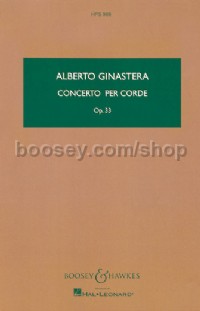 Concerto per Corde Op33 (Study Score - Hawkes Pocket Score 988)