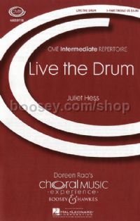 Live the Drum (3-part Treble & Piano)