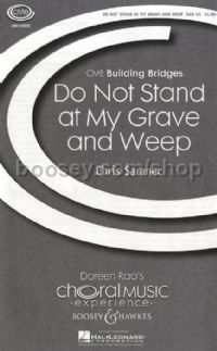 Do Not Stand at My Grave and Weep (SAB & Piano)
