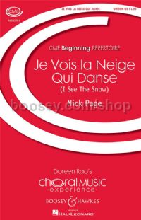 Je vois la Niege qui danse (Unison)