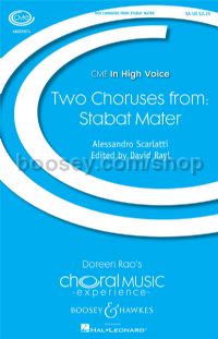 Two Choruses from: Stabat Mater (SA)