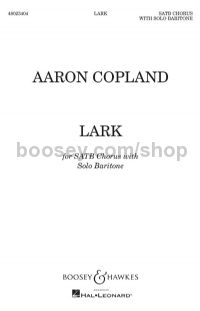 Lark (SATB chorus & Baritone solo)