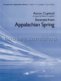 Excerpts from Appalachian Spring (Wind Band Score & Parts)