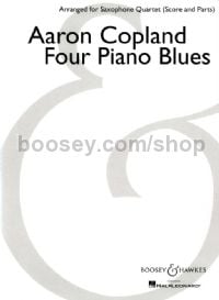 Four Piano Blues (Saxophone Quartet score & parts)