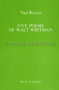 Five Poems of Walt Whitman (Vocal Score) 