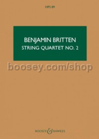 String Quartet No. 2 in C, Op. 36 (Hawkes Pocket Score - HPS 89)