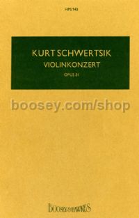 Violin Concerto Op. 31 (Hawkes Pocket Score - HPS 943)