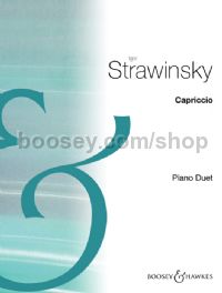 Capriccio Piano & Orchestra (rev. 1948) (2 Pianos, 4 Hands)