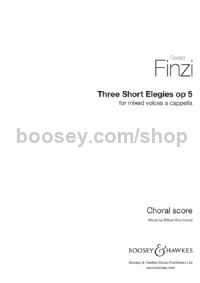 Three Short Elegies (SATB)