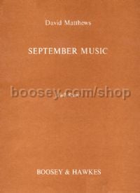 September Music Op. 24 (Full Score)