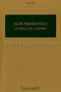 Taille de L'Homme (Hawkes Pocket Score - HPS 1109)