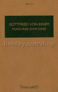 Munich Symphony Op. 70 (Hawkes Pocket Score - HPS 1113)